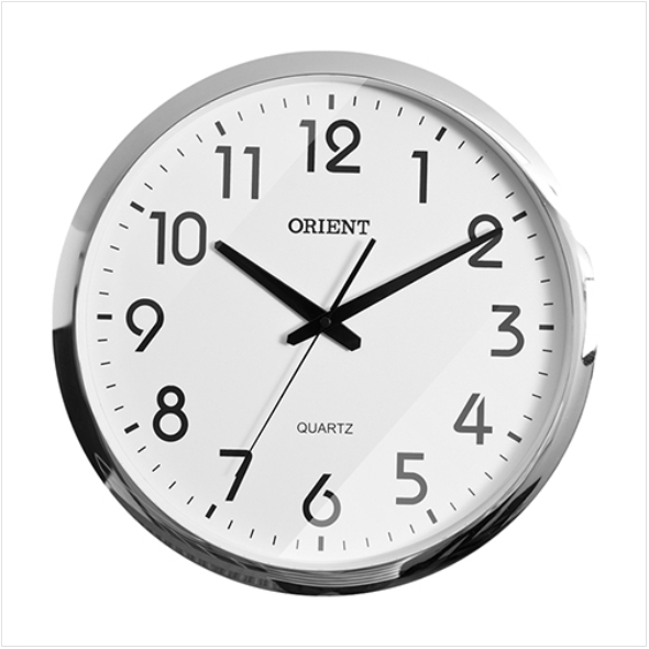 Stainless Frame Wall Clock