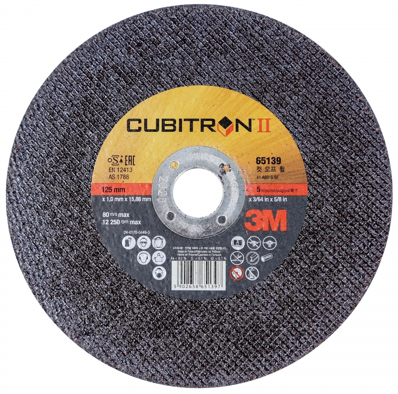 Cubitron II Cut-off Wheel | Metal Cutting Wheel for Angle Grinder PN65139