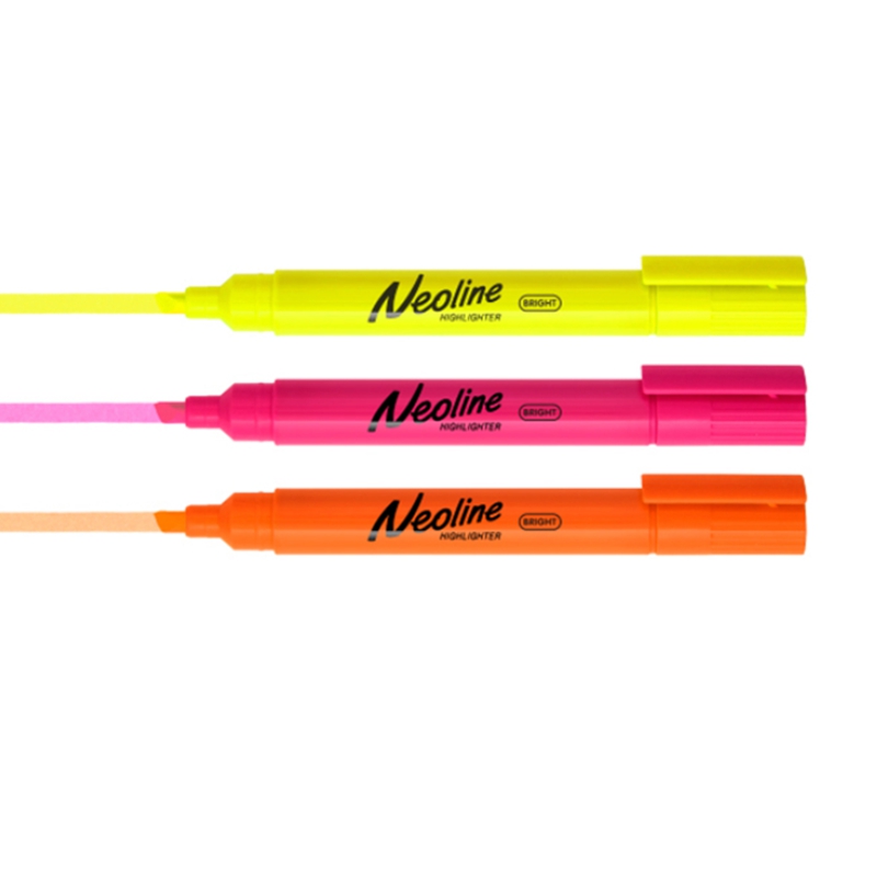 Neoline Bright Highlighter 3-Color Set