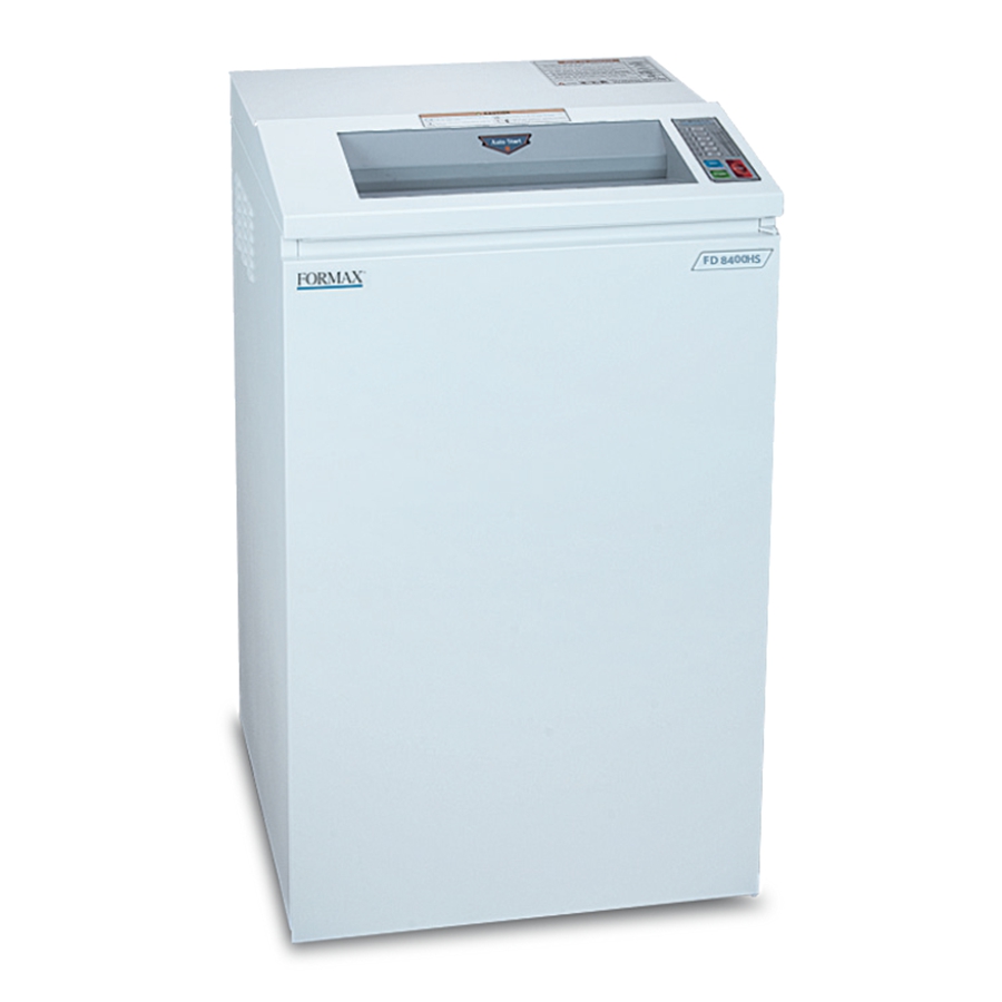 FORMAX P-7 High Security Shredder FD 8400HS (KS-1310.2)