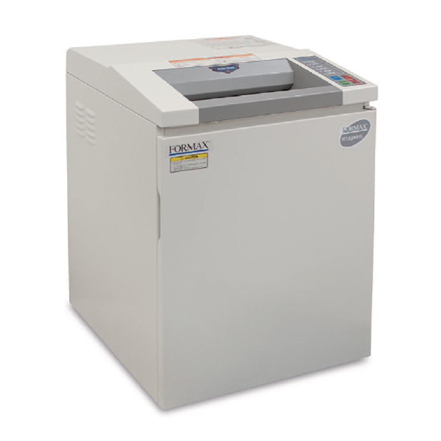 FORMAX P-7 High Security Shredder FD 8300HS (KS-1310.1)