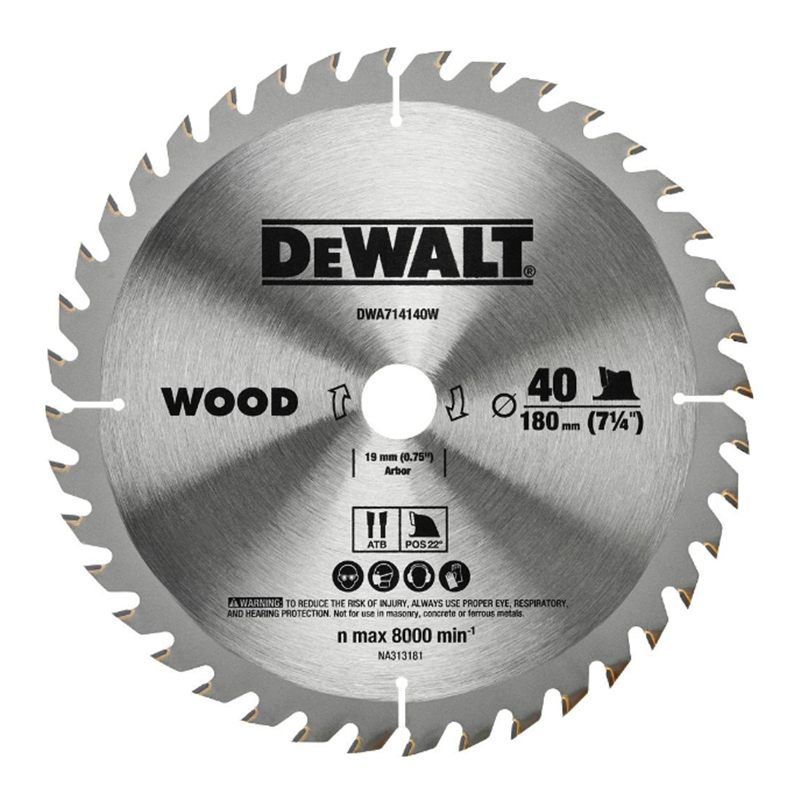 Circular Saw Blade for Wood | Thin Kerf DWQ714140W