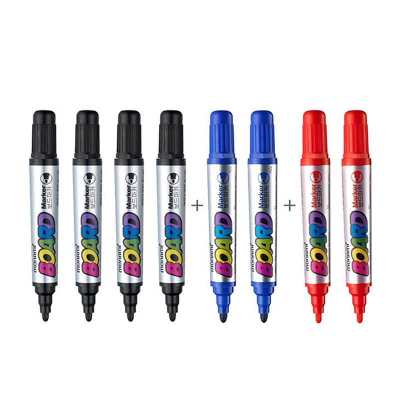 Dry Erase Board Marker 3-Color Set 8 Pack