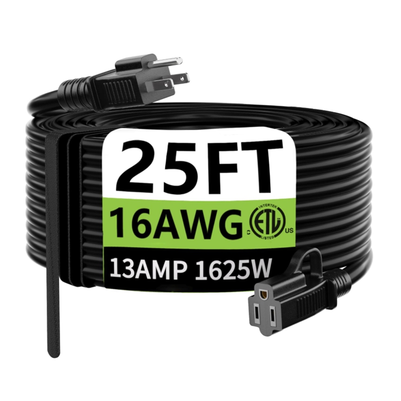 Outdoor Single Outlet Extension Cord | Power Strip (US Type)