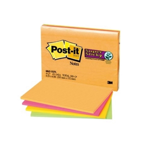 Post It Sticky Note Super Sticky Meeting Note 6845-SSPL