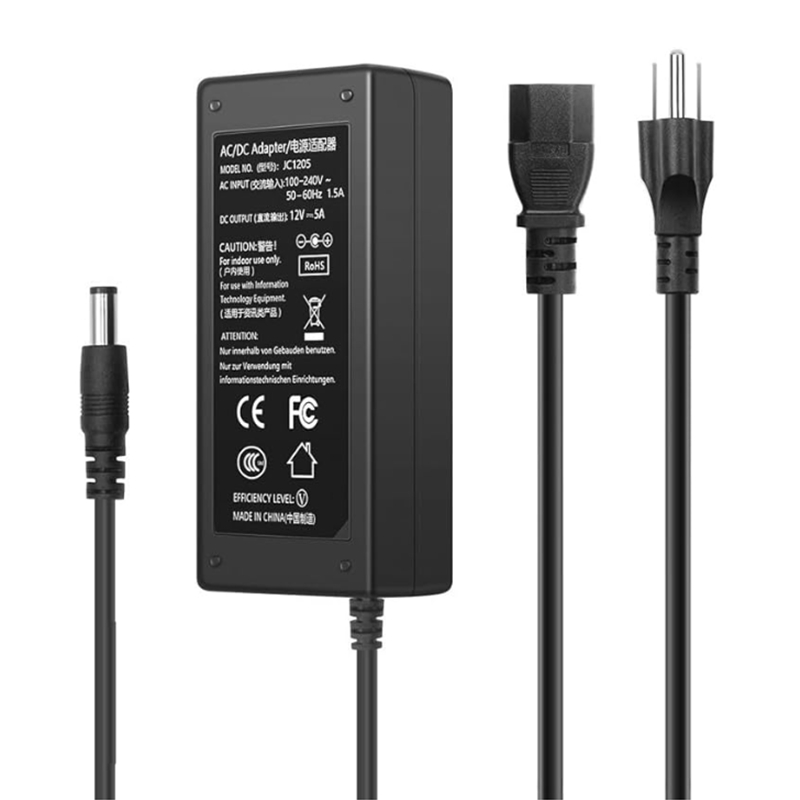 AC/DC Adapter | Charger | Power Cable 12V 5A