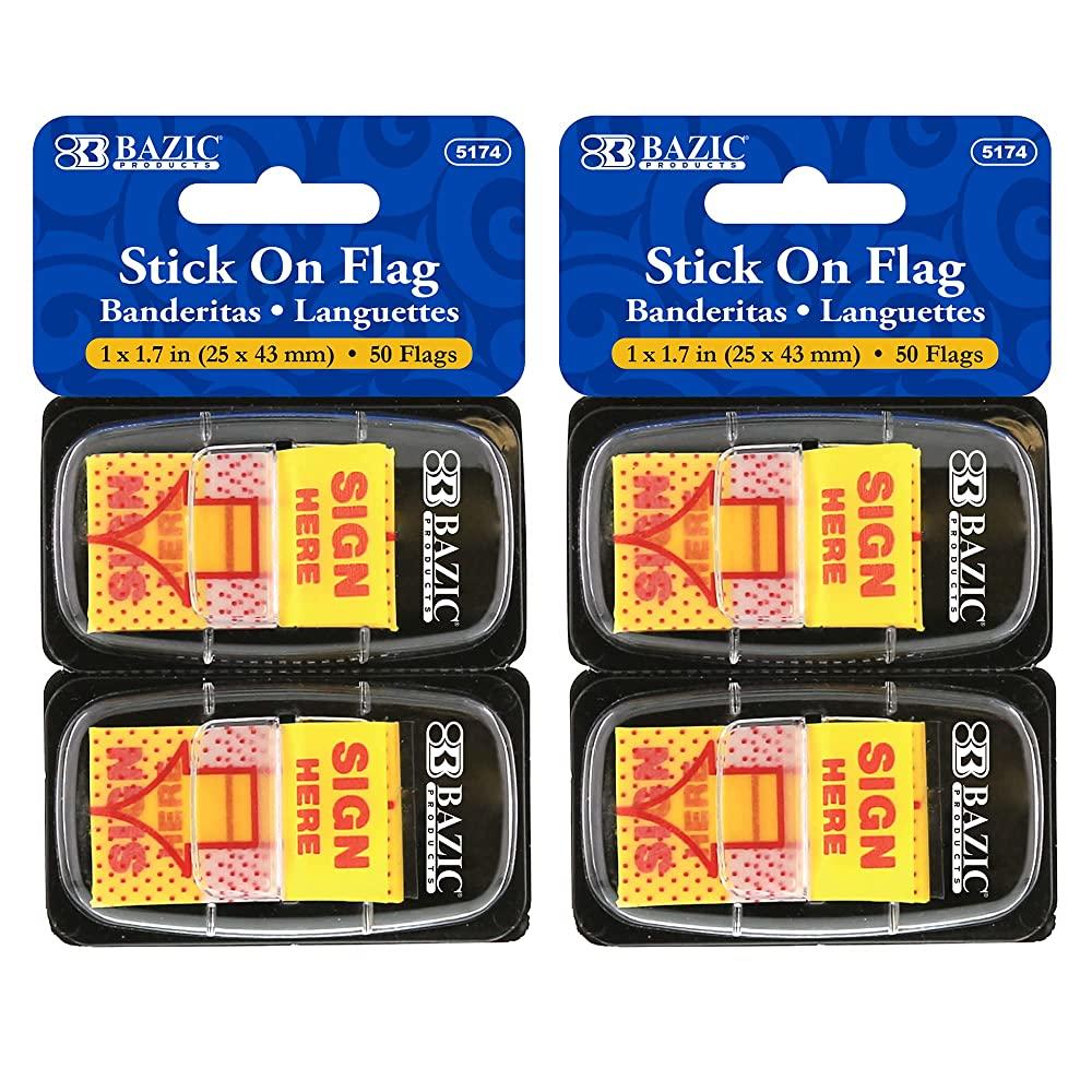 Sign Here Flags Rectangle Type