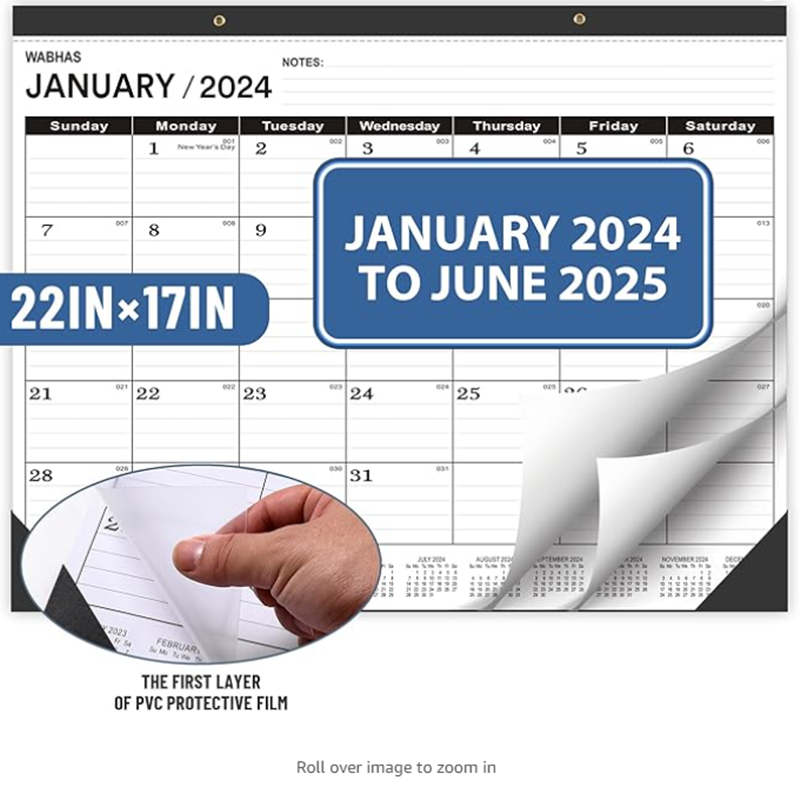 18 month Desk Calendar