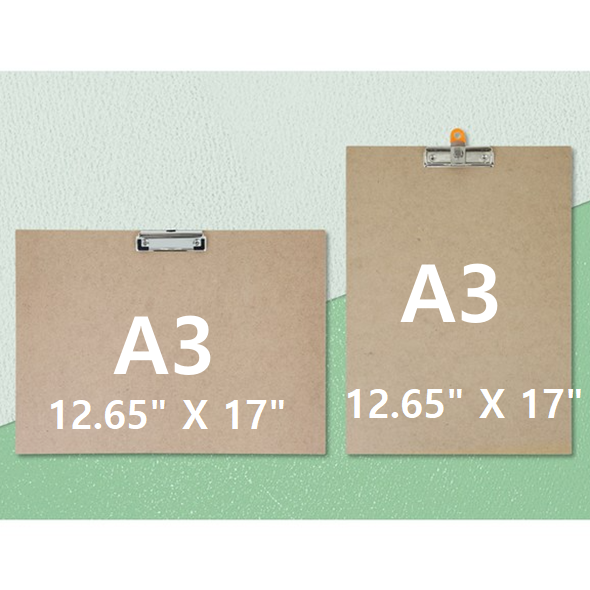 A3 Clipboard MDF Wood
