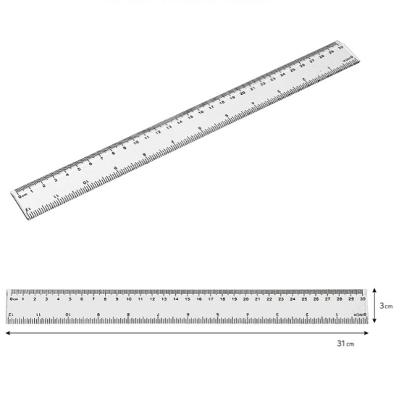 30cm Plastic Ruler