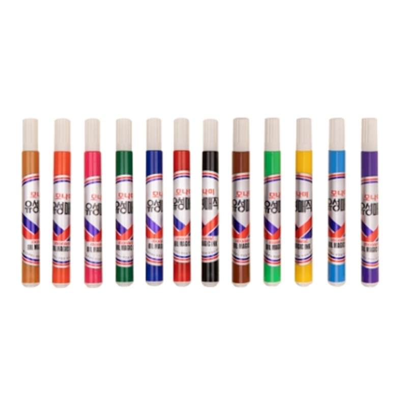 Permanent Pen | Permanent Marker 12-Color Set