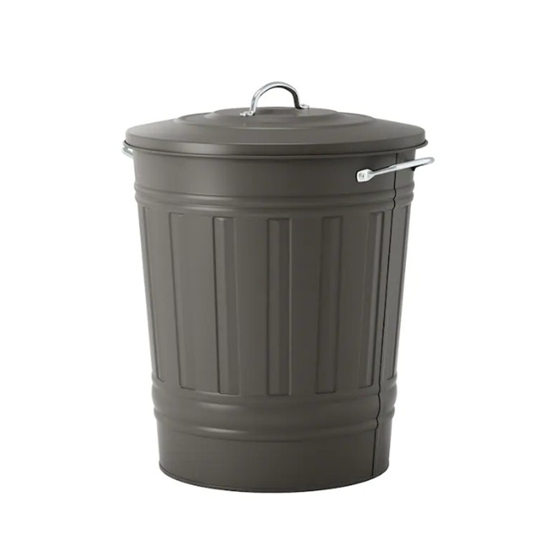 Metal Trash Can | Trach Bin with Lid 40L