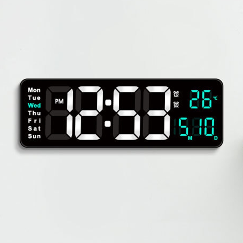 LED Digital Wall Clock, USB Type