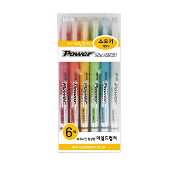 Powerline Smoky Mild Highlighter 6-Color Set