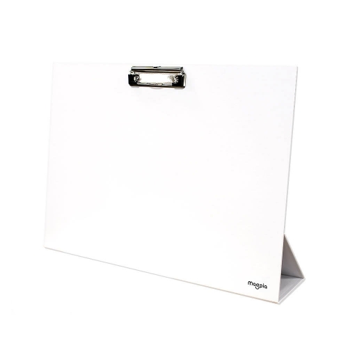 Magnetic Standing Whiteboard + Clipboard A3