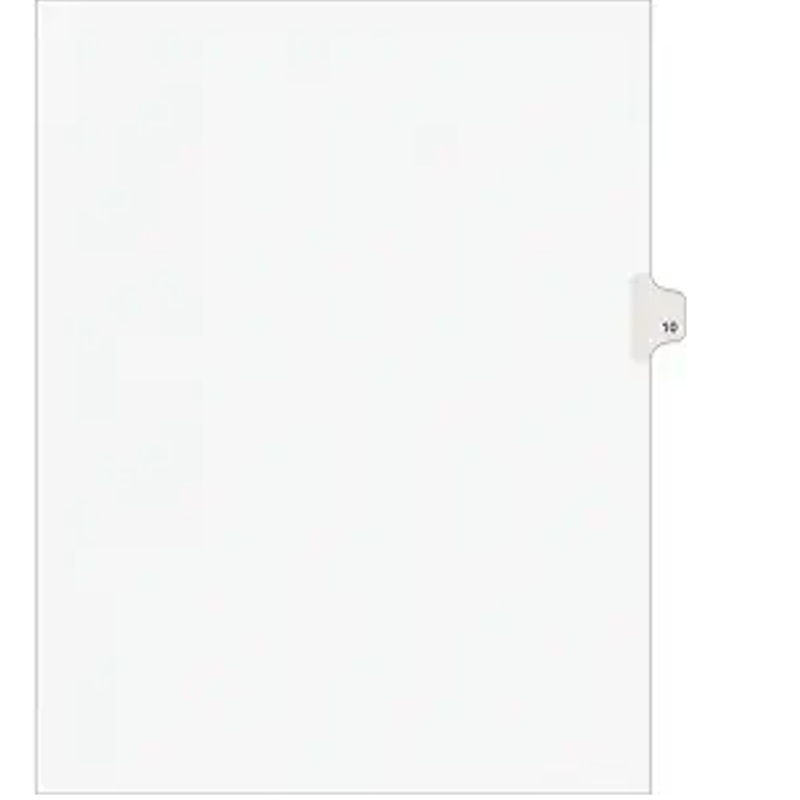 Individual Legal Exhibit Dividers