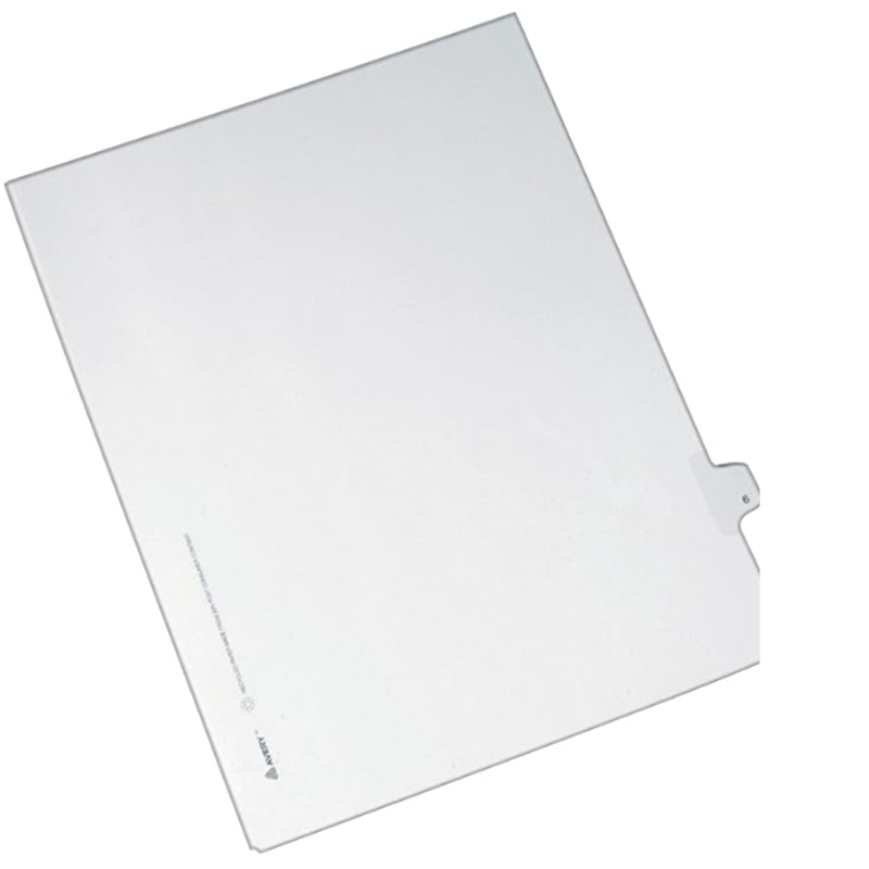 Individual Legal Exhibit Dividers