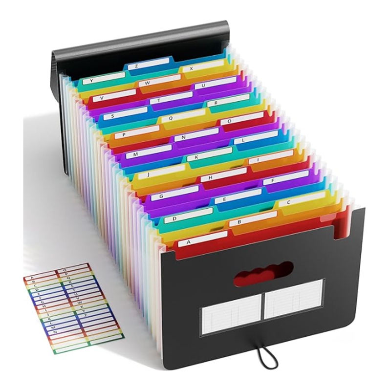 26 Slot Expanding File Organizer | File Folder