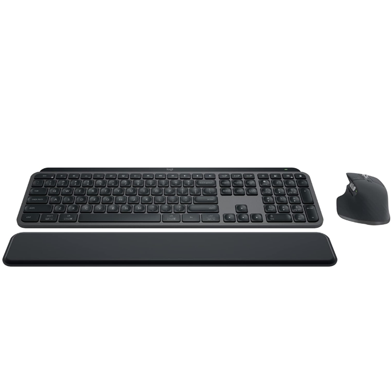 MX Keys S Combe Keyboard + Mouse + Palm Rest Set