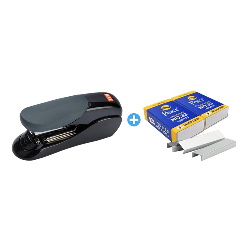 Flat Stapler MAX HD-50F + No.33 Staples 2,000CT Set