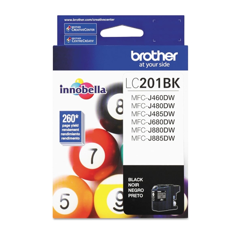 LC201BK Standard Yield Black Ink Cartridge