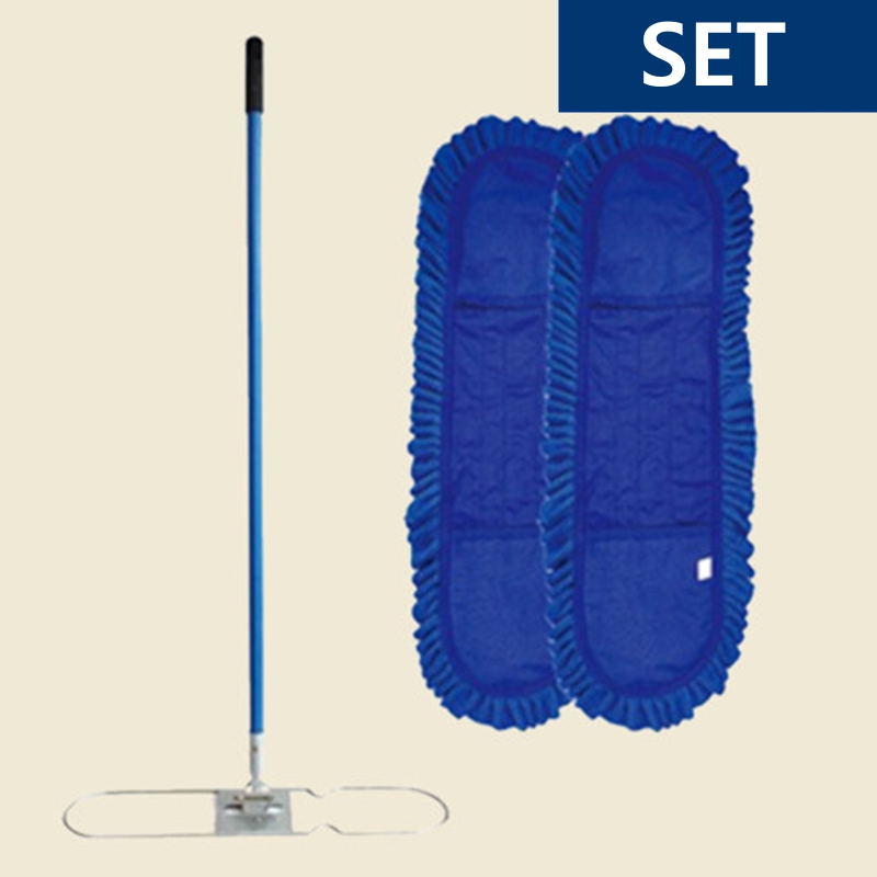 Commercial Dust Mop | Wide Mop | Microfiber Mop Set