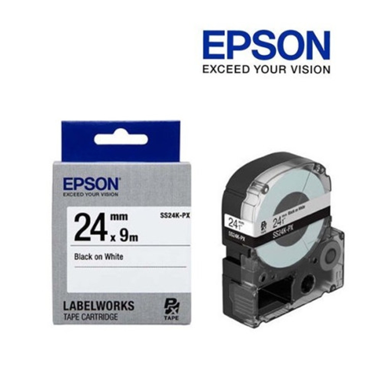 Genuine Plastic Label Tape 6mm / 12mm / 18mm / 24 mm