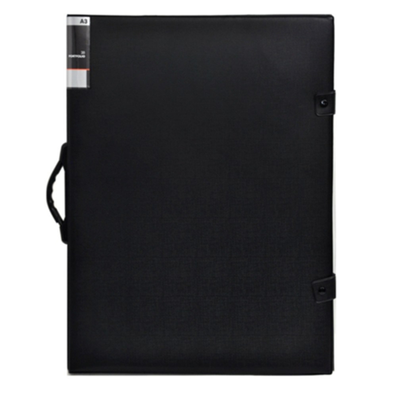 Portfolio File Folder | File Holder With Handle | Paper Holder A3