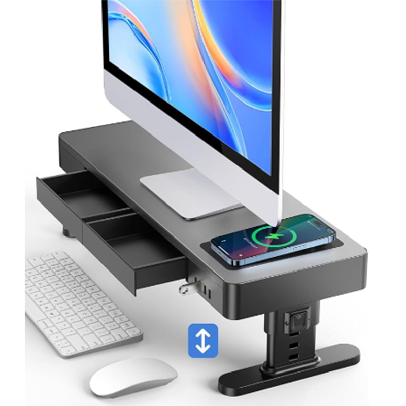 Monitor Stand with Charging Station