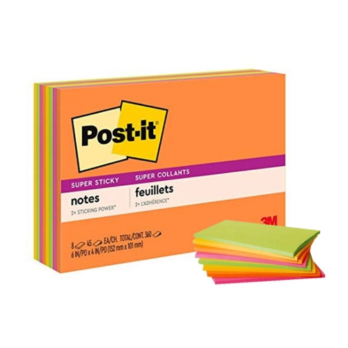 Post It Super Sticky Note 6445-SSP