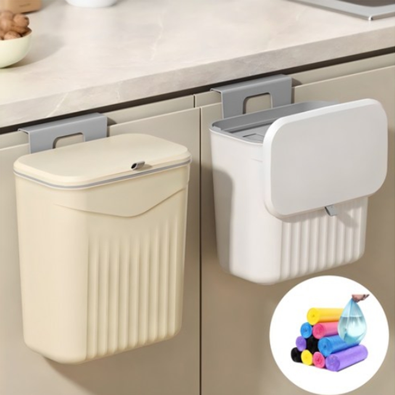 Plastic Hanging Trash Can | Trash Bin 8L