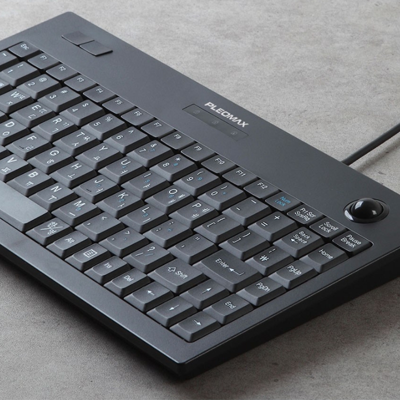 PLEOMAX Wired Keyboard + Trackball