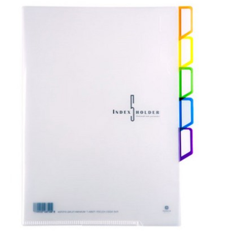 Index Clear Holder 5 Pockets
