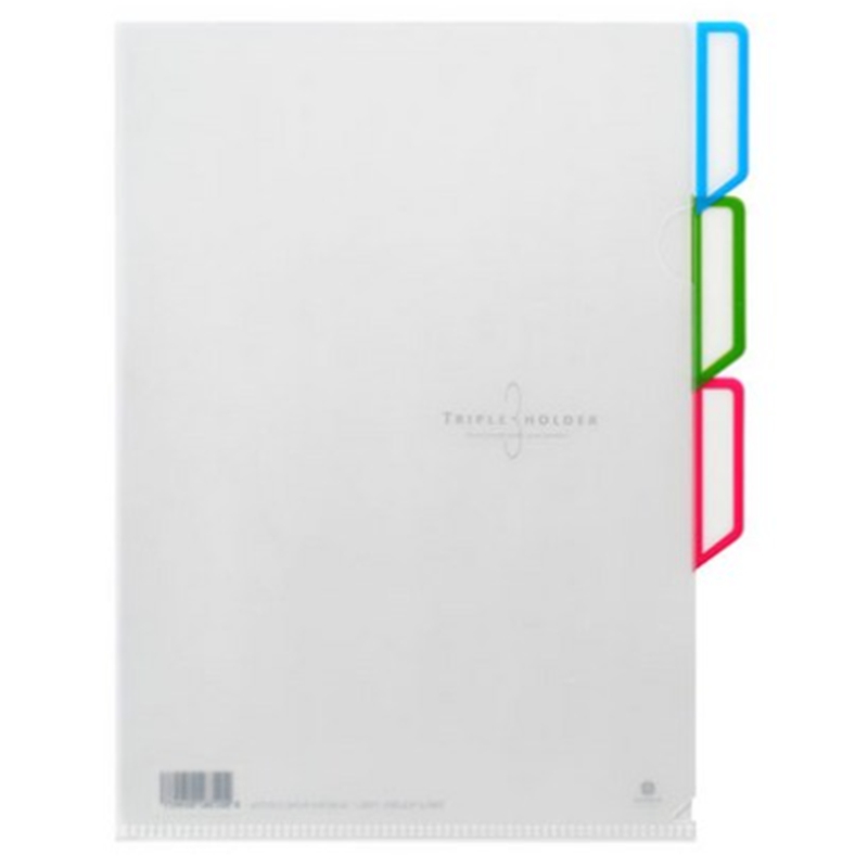 Index Clear Holder 3 Pockets