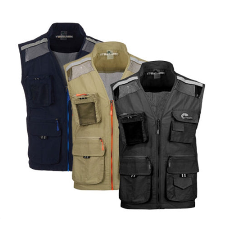 Safety Vest Back Mesh Type with Pockets