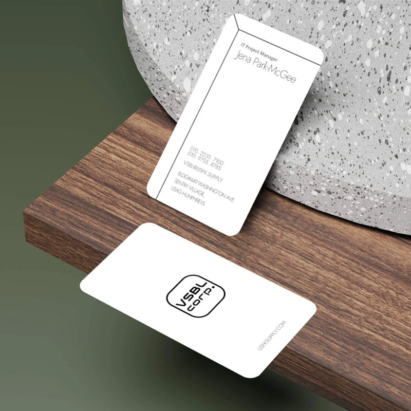 Custom Business Card | Waterproof PET Card Type