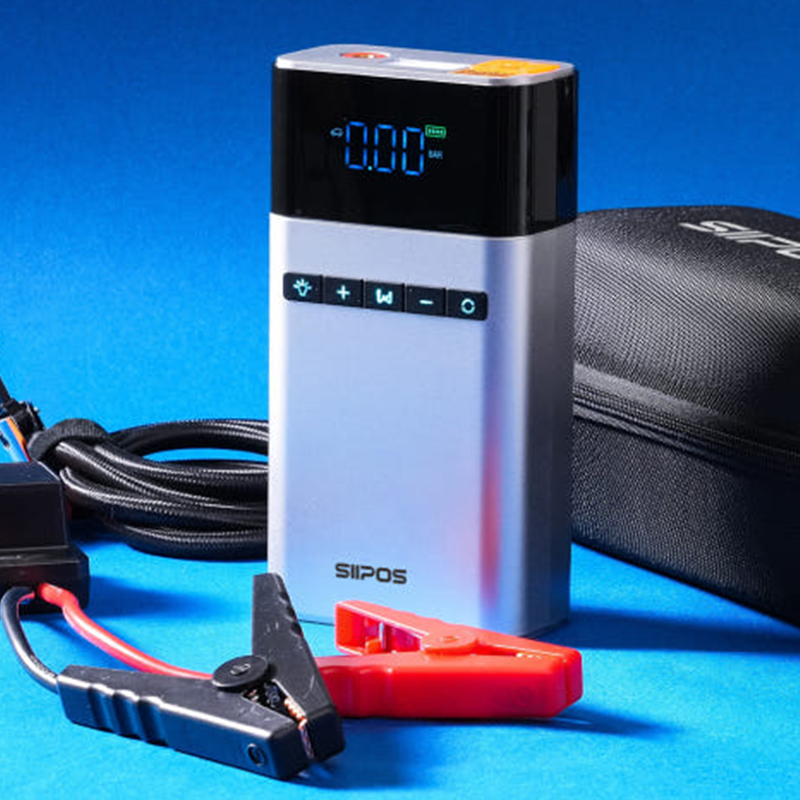 Portable Car Jump Starter with Air Compressor
