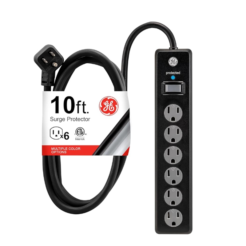 6-Outlet Extension Cord | Power Strip (US Type)