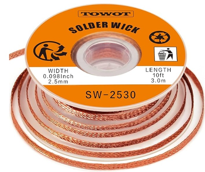 Solder Wick Braid 10ft Desoldering Wick Braid Remover Tool