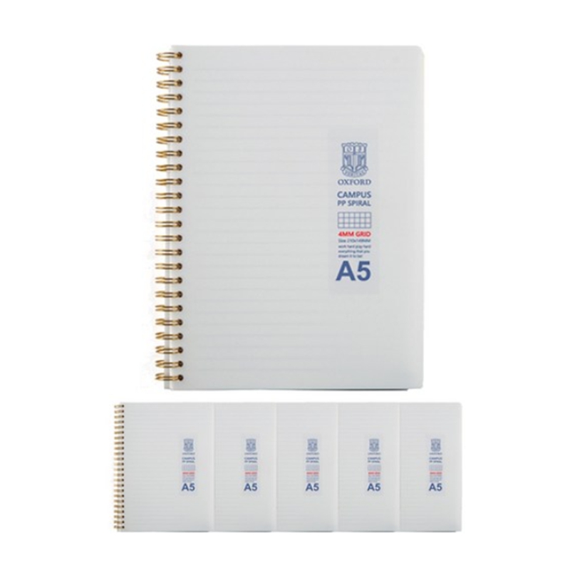 Spiral Grid Notebook A5 Set