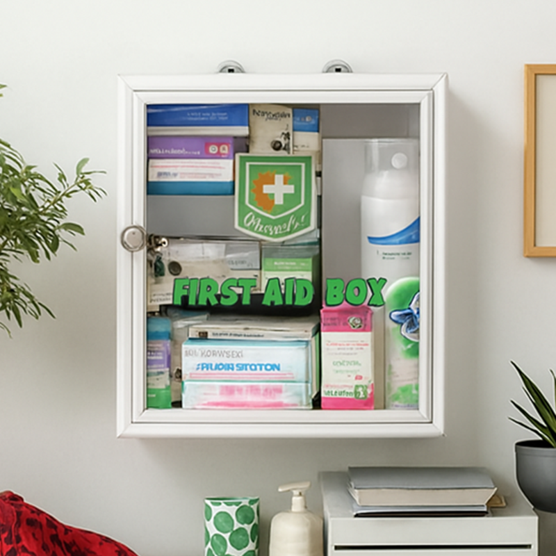 First Aid Kit | Wall Mount | 25 Items | 450 PCS