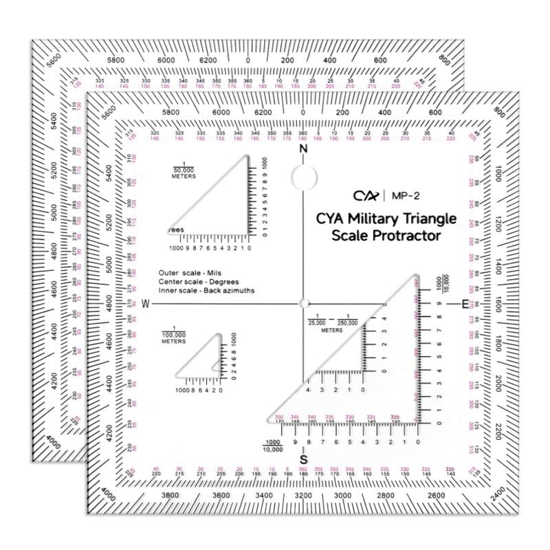 Military Map Protractor | Land Navigation Protractor