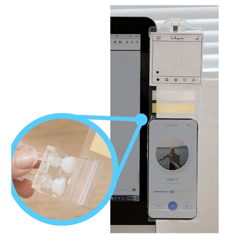 Multi Memo Board | Monitor Memo Holder | Monitor Clip