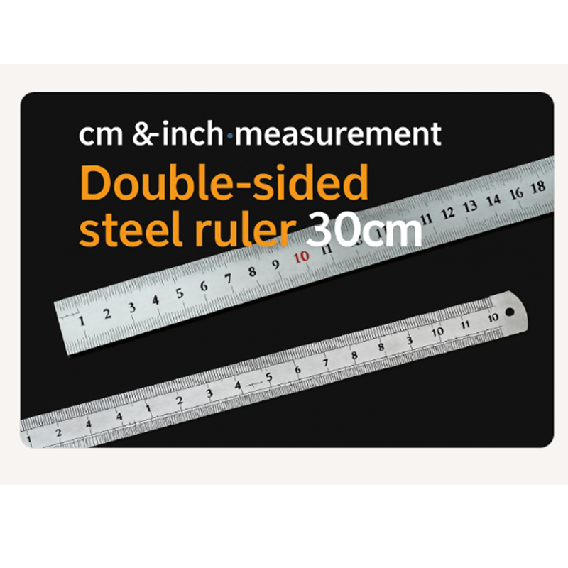 30cm Steel Ruler | Cm / Inch
