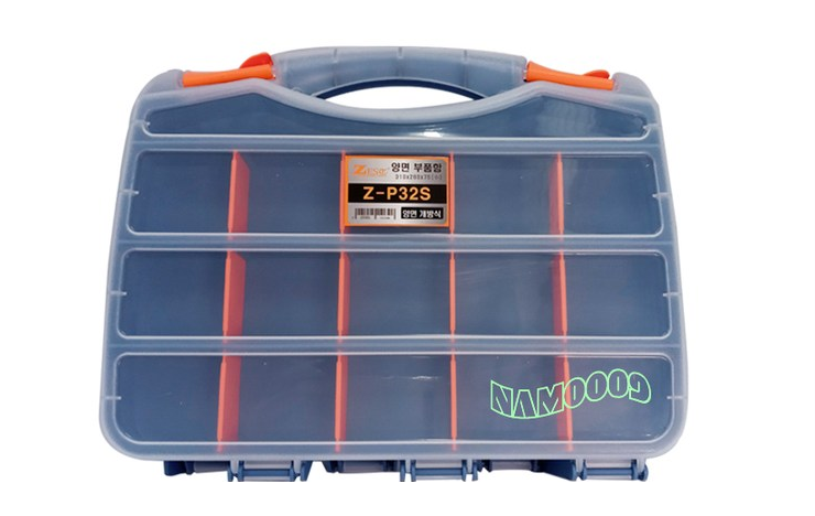 Parts organizer | Double Side Tools Organizer | Hardware Box Storage