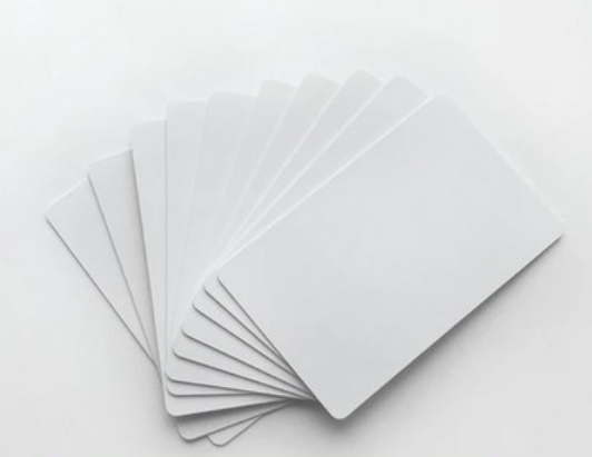 White PVC Card 100PK