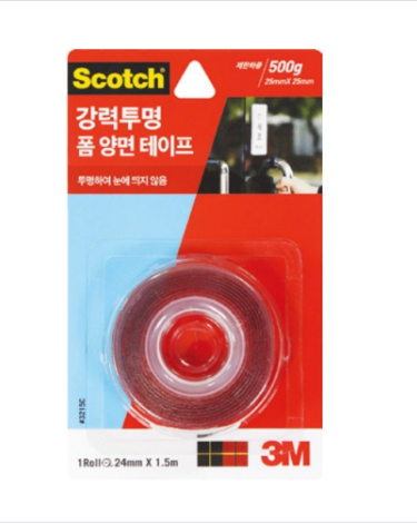 3M Scotch Clear Foam Double-Sided Tape