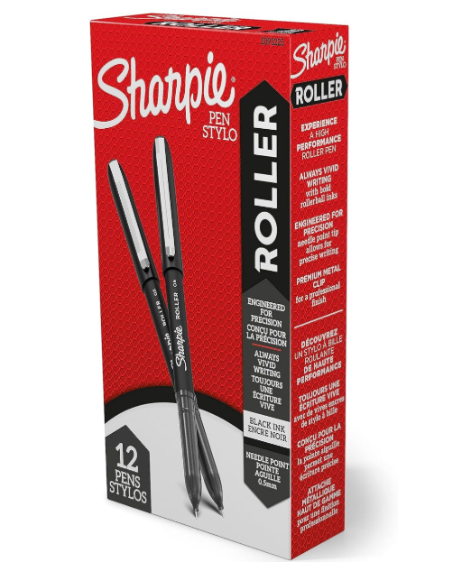 Sharpie Rollerball Pen Needle Point (0.5mm)