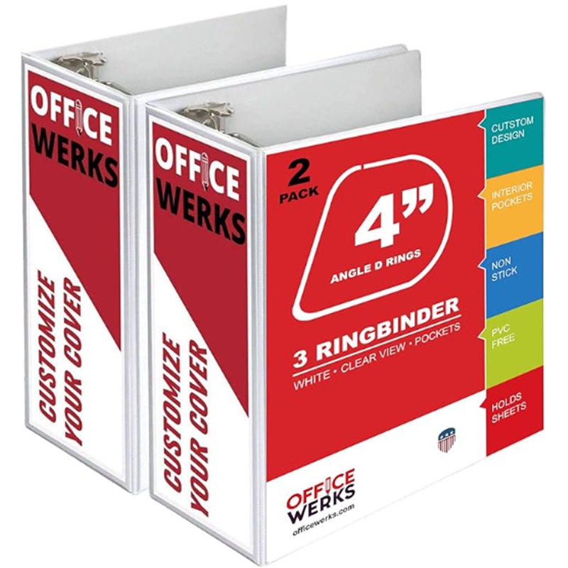 4 Inch O-Ring Binder Set