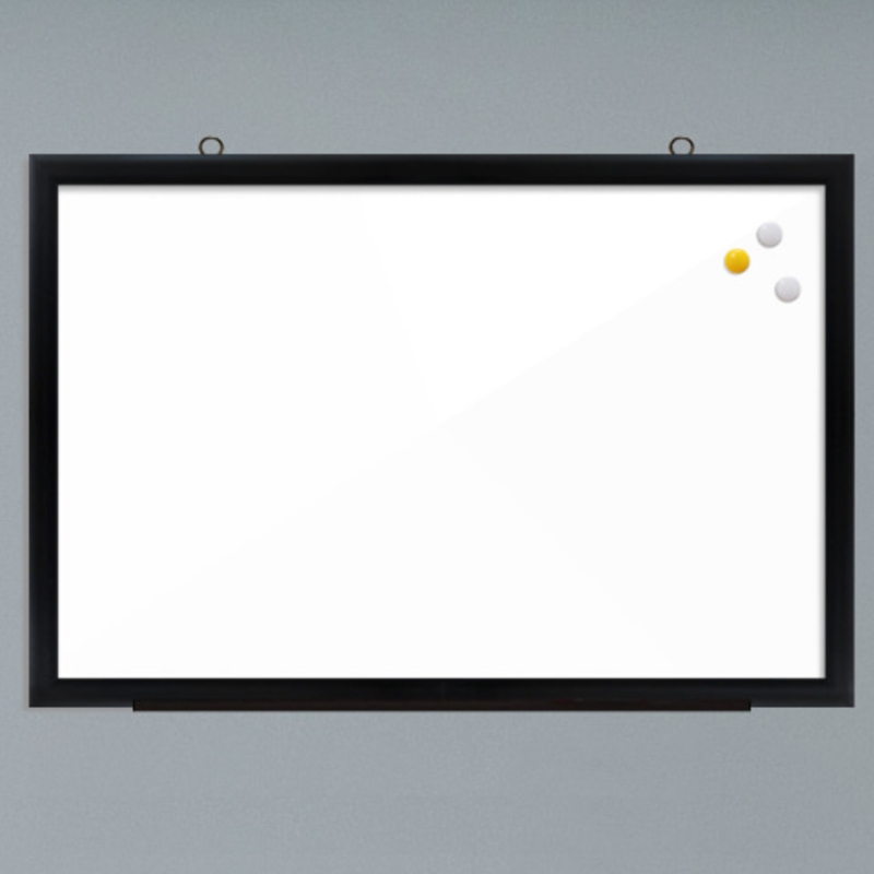 Dry Erase Board | Whiteboard Black Wood Frame Magnetic